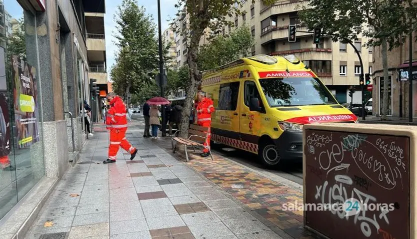 Un motorista atropella a un menor en la calle María Auxiliadora (1)