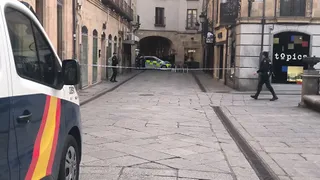 Desalojo de la Plaza Mayor