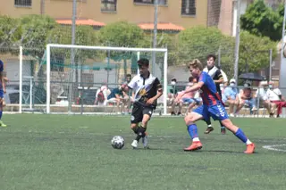 Partido entre la Segoviana B y Unionistas | Foto: Canera Unionistas (@USCFbase)