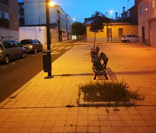 Calle Pico de la Maladeta, en el Teso de la Feria