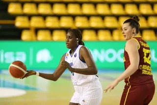 Umi Diallo anotó diez puntos ante Nadezhda.