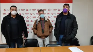 Claudio Sanz, José Antonio Gallego y César Conde | FOTO S24H