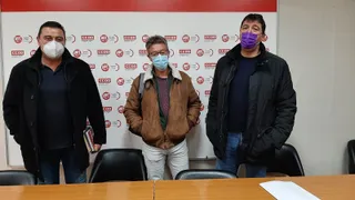 Claudio Sanz, José Antonio Gallego y César Conde | FOTO S24H