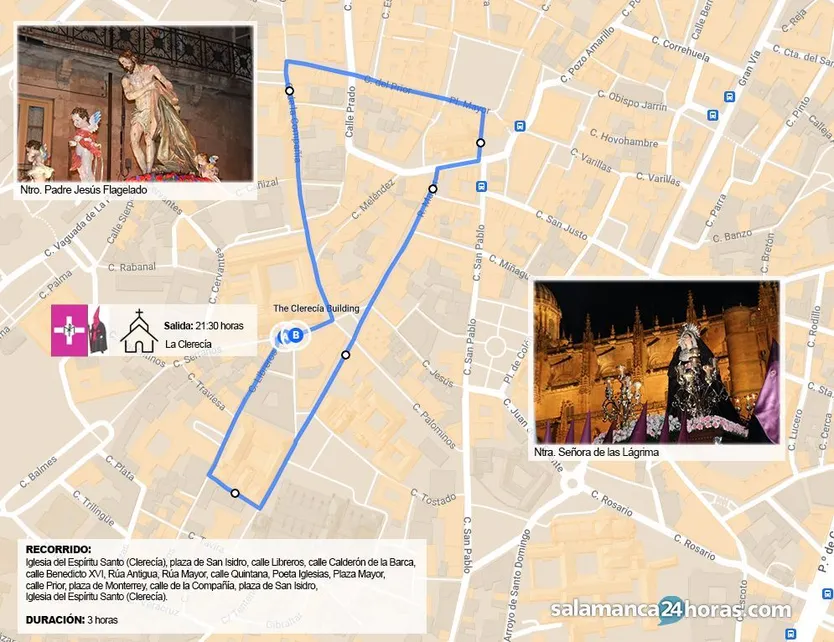 Recorrido Jesús Flagelado