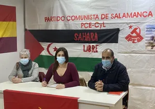 Acto PCE-Salamanca “Contra la traición de Pedro Sánchez al pueblo saharaui”