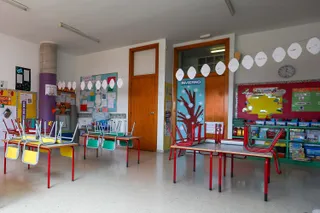 Aula de un centro de Educación Infantil