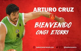 El base Arturo Cruz firma por Basket Navarra