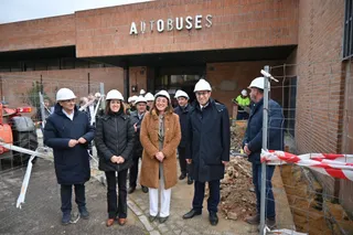 Ciudad Rodrigo, visita consejera estación de autobuses