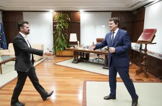 Alfonso Fernández Mañueco y Luis Tudanca - Rubén Cacho (ICAL)