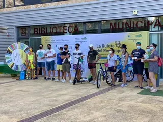 Ruleta del reciclaje en Villamayor