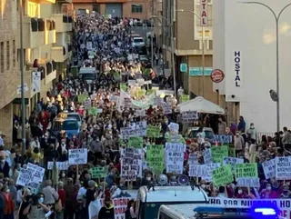Manifestación de Béjar para pedir mejoras sanitarias