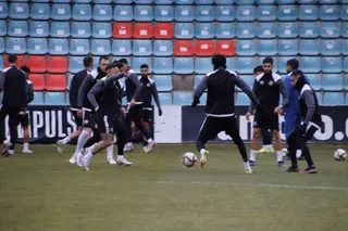 Primer entrenamiento de Maria Hernández en el Salamanca CF UDS