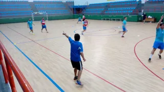 Entrenamientos del Salamanca Fútbol Sala con Tomás de Dios