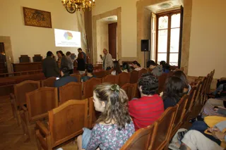 Cátedra de Altos Estudios del Español sobre política.