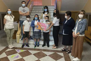 La comunidad educativa ha donado a Pyfano más de 3.000 euros recaudados en la I Carrera virtual solidaria 'Camina, corre, pedalea'