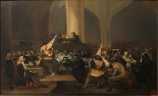 Auto de Fe de la Inquisición. Francisco de Goya