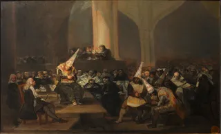 Auto de Fe de la Inquisición. Francisco de Goya