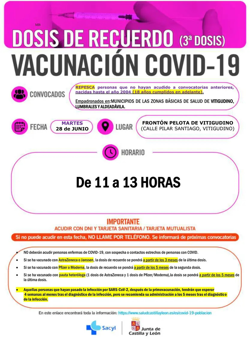 Vitigudino Repesca adultos