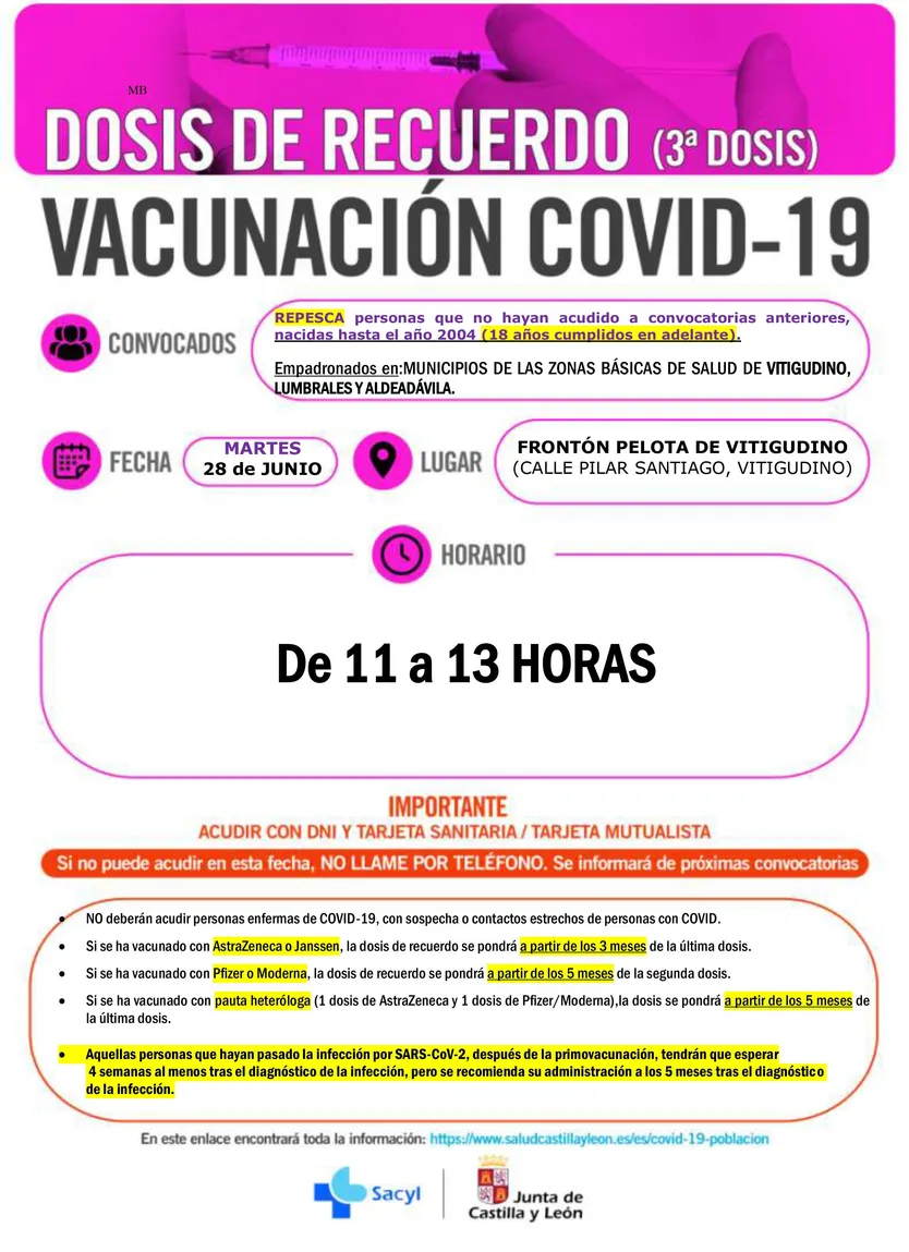 Vitigudino Repesca adultos
