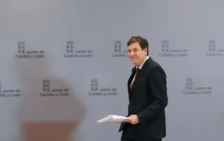 Carlos Fernández Carriedo, consejero de Economía y Hacienda y portavoz de la Junta de Castilla y León. Foto ICAL