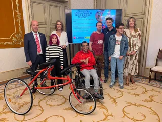 Presentación del primer Encuentro Internacional de Tricicleta para deportistas con discapacidad