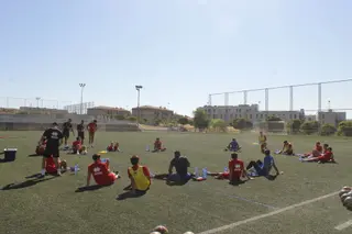 Primer entrenamiento del Guijuelo en la temporada 2026/27