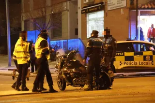 Accidente en la avenida de los Agustinos Recoletos con la calle Astorga