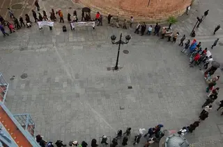 Circulo del silencio de Cáritas para recordar que "los mayores también son comunidad"