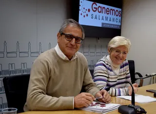 Gabriel Risco Pilar Moreno concejales Ganemos Salamanca 2017