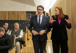 Suárez Quiñones junto a Irene Cortés | Susana Martín
