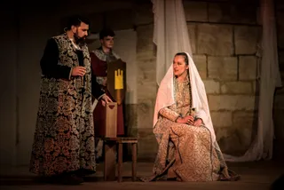 Representación teatral en Espinosa de los Monteros