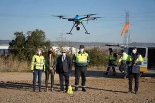 La DGT incorpora a las carreteras de Castilla y León el primen dron con capacidad sancionadora. ICAL