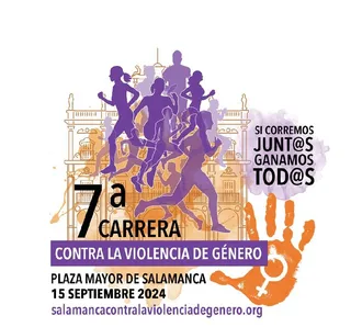 Cartel VII Carrera contra la Violencia de Género en Salamanca