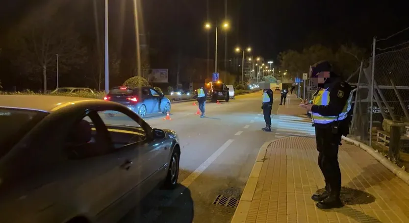 Control de la Policía Nacional por el Fin de Universitario
