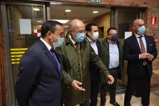 El vicepresidente, portavoz y consejero de Transparencia, Ordenación del Territorio y Acción Exterior, Francisco Igea, visita el centro de Referencia Nacional de Formación Profesional Ocupacional (2)
