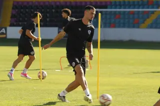 Entrenamiento del Salamanca CF UDS.