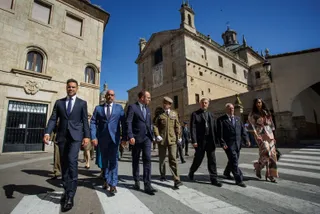 Acto de homenaje a los caídos en la Guerra de la Independencia en Ciudad Rodrigo. Foto: Vicente / ICAL