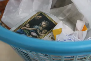 Lotería en basura