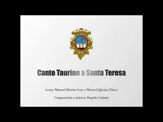 Canto Taurino a Santa Teresa