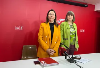 La procuradora en las Cortes Rosa Rubio y la concejala en el Ayuntamiento de Salamanca, María García.