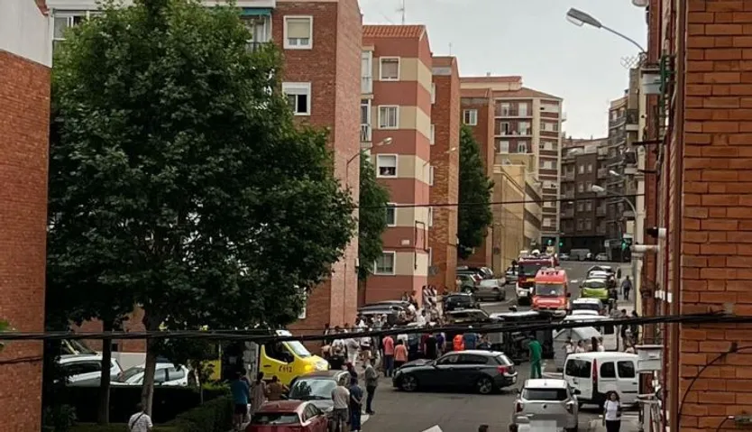 Vuelco de una ambulancia cerca de la estación de autobuses de Salamanca | Salamanca 24 Horas