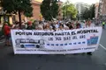 Manifestación Fevesa por transporte digno