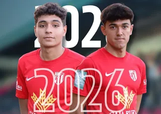 Christian García y Carlos Marcos 'Litos' | FOTO UD SANTA MARTA