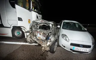 Accidente en la A-62