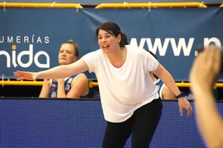 Raquel Romo, segunda entrenador de Perfumerías Avenida | FOTO SALAMANCA24HORAS.COM