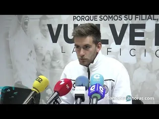 Rueda de prensa de Pablo Cortés tras el Salmantino - Zamora