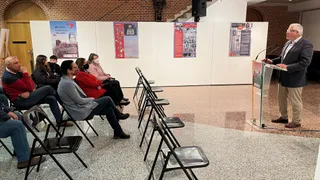 Una exposición ha abierto la programación del Mes Delibes en Peñaranda