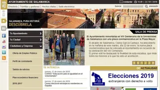 Ayuntamiento Salamanca web