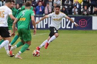 Imagen del partido de ida de los playoff de ascenso a Segunda RFEF entre el Atlético Astorga y el Salamanca CF UDS FOTO SALAMANCA CF UDS