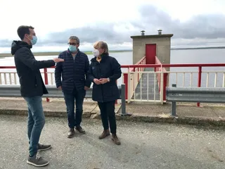 La CHD prevé completar el llenado del Azud de Riolobos, que permitiría el regadío en La Armuña, en el mes de junio